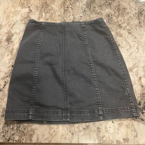 Free people denim skirt